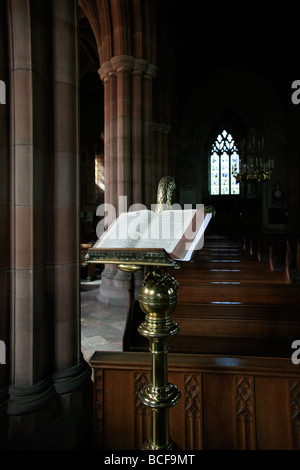 La Chaire de l'église St Marys Sledmere attenante chambre près de Driffield English Channel Banque D'Images