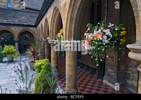 Hospice de Saint-Jean-Baptiste et Saint-Jean l'Evangéliste, Abbaye de Sherborne, Dorset Banque D'Images