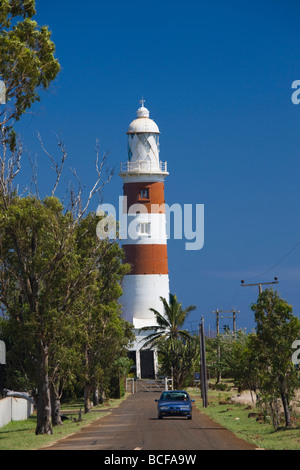 L'Ile Maurice, dans l'ouest de l'Ile Maurice, Belle Vue, Albion phare de Pointe aux Caves Banque D'Images