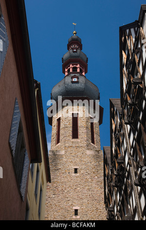 Allemagne, Rhénanie-Palatinat, Mosel River Valley, Cochem, rues de la Vieille Ville Banque D'Images