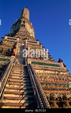 Thaïlande, Bangkok, Wat Arun, Temple de l'aube Banque D'Images