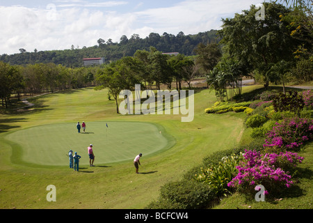 La Thaïlande, Phuket, Blue Canyon Golf Course Banque D'Images