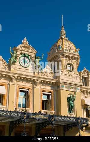 Grand Casino, Monte Carlo, Monaco, Côte d'Azur Banque D'Images