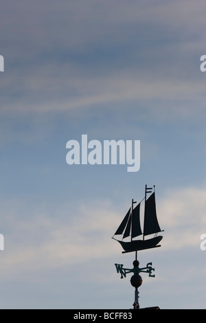 USA, Massachusetts, Cape Ann, Rockport, Long Beach, girouette Banque D'Images