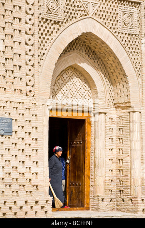 L'Ouzbékistan, Boukhara, Parc Samani, 10e siècle Ismail Samani Mausaleum Banque D'Images