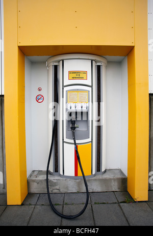 Station de remplissage d'hydrogène, Reykjavik, Islande Banque D'Images