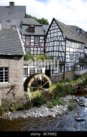 Monschau Nordeifel Allemand Allemagne maison romantique Banque D'Images