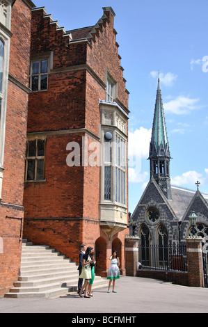 Vieux Discours Prix Gallery et chapelle, Harrow School, la herse-on-the-Hill, district londonien de Harrow, Greater London, Angleterre, Royaume-Uni Banque D'Images