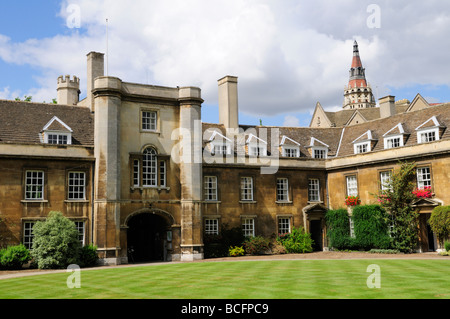 Premier cour à Christs College Cambridge Angleterre UK Banque D'Images