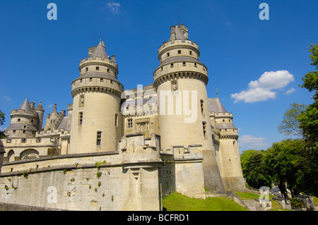 Château de Pierrefonds Château de Pierrefonds S XIV Picardie France Banque D'Images