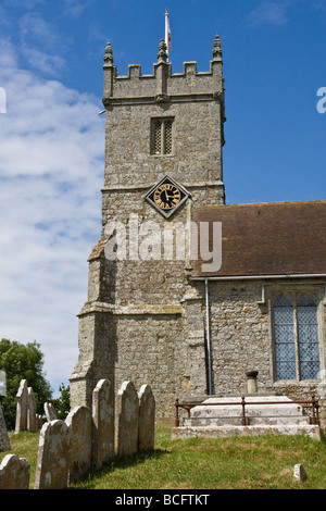 All Saints Church Godshill Isle of Wight Banque D'Images