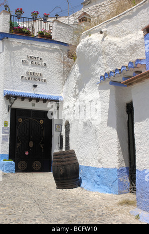 Quartier du Sacromonte de Grenade Andalousie Espagne Banque D'Images