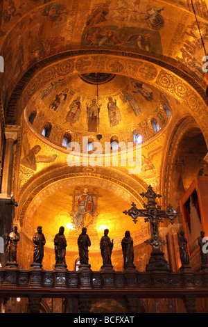 La Basilique Saint Marc, Venise, Italie Banque D'Images