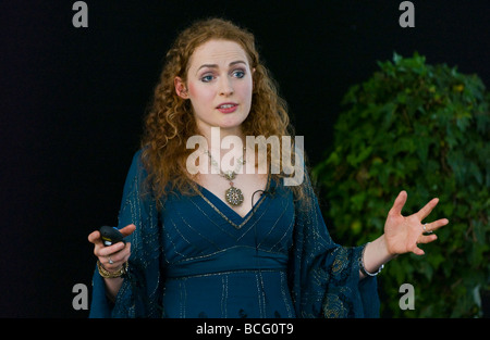 Kate Williams, historien photographié à Hay Festival 2009 Banque D'Images