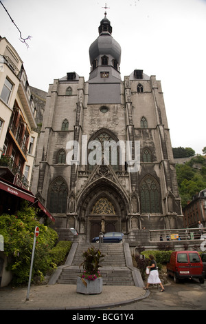 Dinant est une ville et une municipalité située sur la Meuse dans la province de Namur, Belgique. Banque D'Images