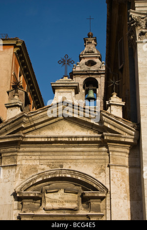 Traverse & Clochers, Rome Italie Banque D'Images