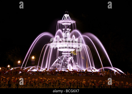 Fontaine de Tourny à Québec en face de l'Assemblée nationale du Québec Banque D'Images