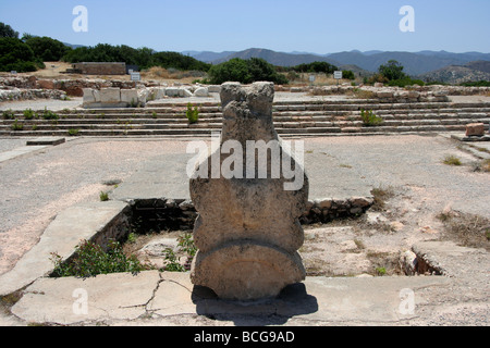 Vouni Palace ruines romaines de Lefke Chypre du Nord Banque D'Images