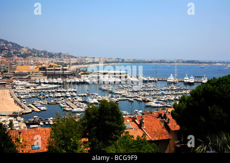 Le Vieux Port Harbour Cannes France Banque D'Images