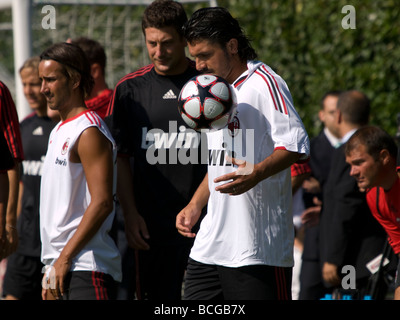 Milanello, l'AC Milan commencer une nouvelle saison avec le nouveau Mister Leonardo Banque D'Images