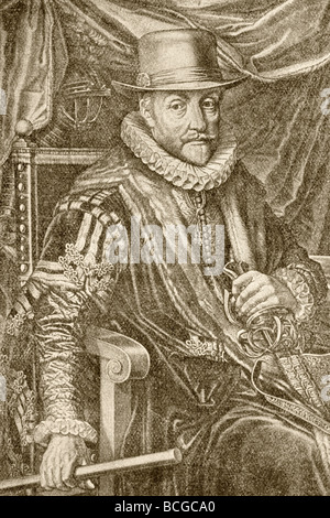 Guillaume Ier, Prince d'Orange,1533 - 1584, alias Guillaume le silencieux ou Guillaume le taciturne Banque D'Images