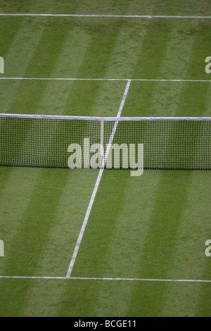 Wimbledon 2009 ,vue sur le Court Central vide Banque D'Images