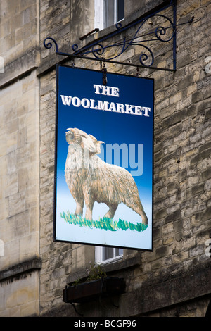 Le Woolmarket, Cirencester, Gloucestershire, Royaume-Uni Banque D'Images