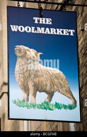 Le Woolmarket, Cirencester, Gloucestershire, Royaume-Uni Banque D'Images