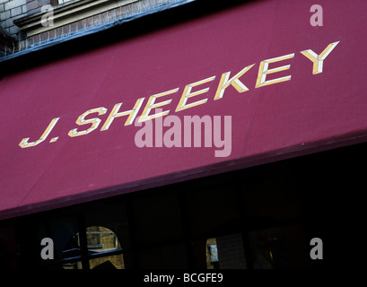 Photo de J. Sheekey restaurant dans le West End de Londres Banque D'Images