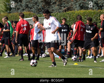 Milanello, l'AC Milan commencer une nouvelle saison avec le nouveau Mister Leonardo Banque D'Images