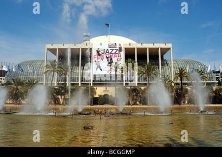 Palau de la Musica, Valencia, Espagne Banque D'Images