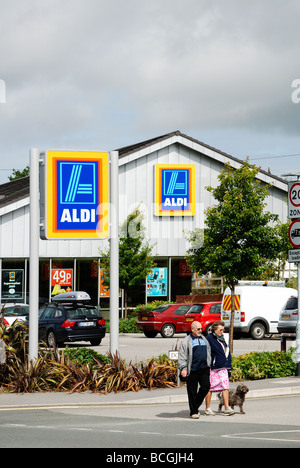 Aldi discount store Banque D'Images