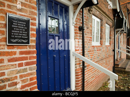 Hospices. Castle Street, Farnham, Surrey, Angleterre, Royaume-Uni. Banque D'Images