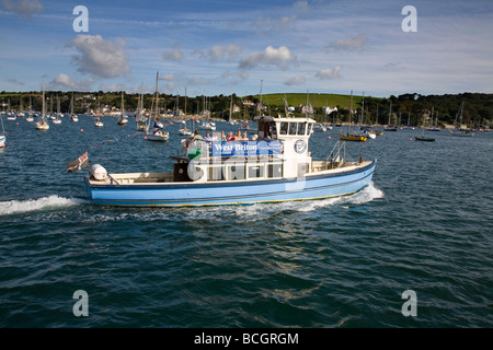 Cornwall falmouth bateaux rivière Fal Banque D'Images