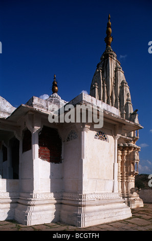 Inde Rajasthan Jaipur Temple du Soleil Galta Banque D'Images