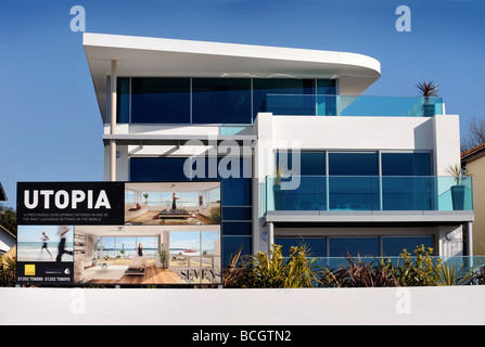 Développement d'une propriété appelée UTOPIA SUR SHORE ROAD PRÈS DE BANCS AVEC UNE ÉTIQUETTE DE PRIX DE PLUS DE 3M FEB 2008 UK Banque D'Images