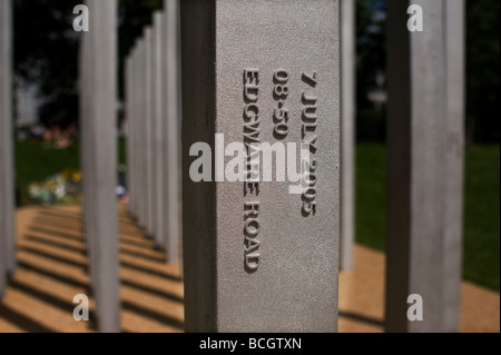 Attentats de Londres du 7 juillet 2005 à Hyde Park Banque D'Images