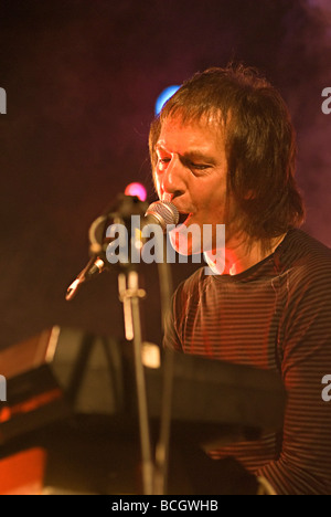 Ll'inspiral carpets groupe de rock alternatif manchester jouer live à Birmingham ville racines 2007 Banque D'Images