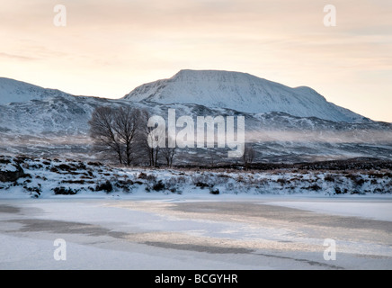 Lever du soleil sur le Loch Ba, Glencoe, Ecosse, Royaume-Uni Banque D'Images