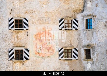 Le 12 siècle château de Predjama en style gothique connue localement sous le nom de Predjamski Grad Banque D'Images