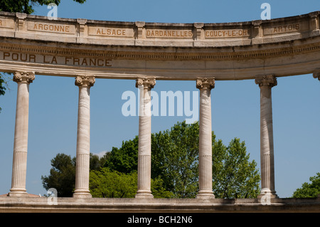 Monument du Souvenir Longuedoc Montpellier France Banque D'Images