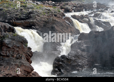 Rivière Exploits Grand Falls Windsor Newfoundland Canada Banque D'Images