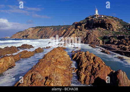 La côte rugueuse de Mossel Bay, province de Western Cape Afrique du Sud Banque D'Images