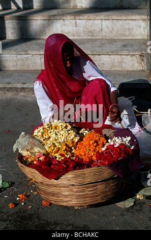 Inde Rajasthan Udaipur Temple Jagdish indiens du 17ème siècle Banque D'Images