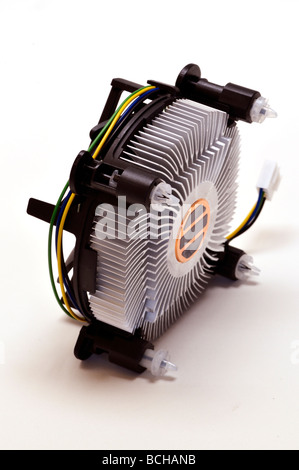 Ordinateur Intel ventilateur de refroidissement de processeur Banque D'Images