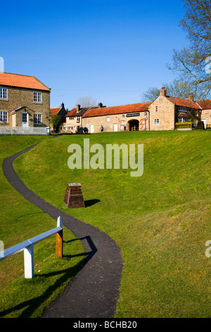 Centre Village et Ryedale Folk Museum Hutton le Hole North Yorkshire Angleterre Banque D'Images