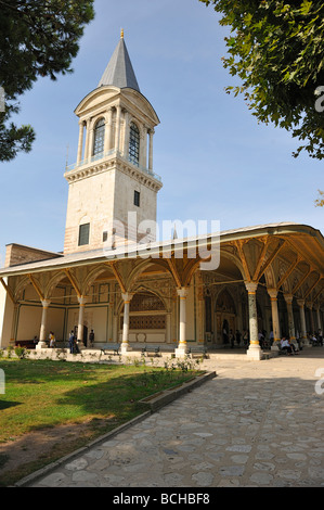 Tour de la Justice et dans la salle de l'Impérial Palace Topkapi Turquie Islanbul Banque D'Images