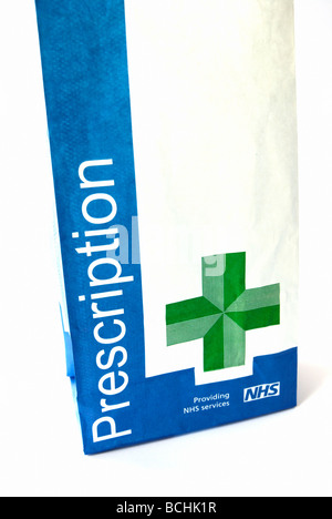 Sac prescription NHS Banque D'Images