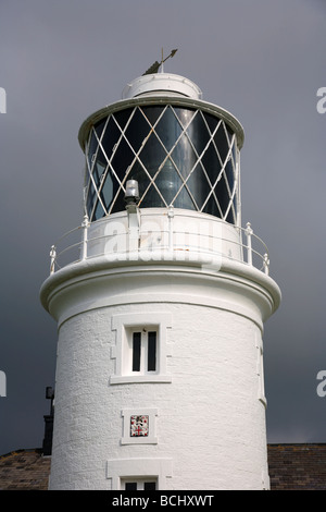St Bees Head Trinity House Lighthouse l'autre marche Cumbria England UK Banque D'Images
