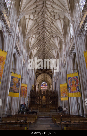 La cathédrale de Winchester Hampshire Angleterre Banque D'Images